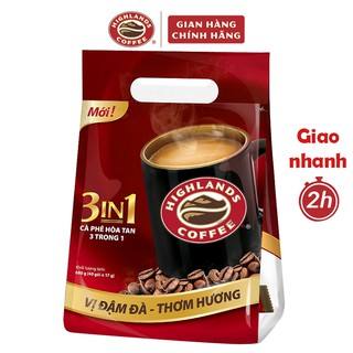 Cà phê hòa tan 3in1 Highlands Coffee (50 gói x 17g)