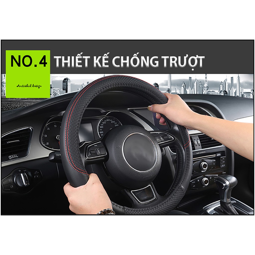 Bao Da Bọc Vô Lăng Ô Tô Cho Xe 4-7 Chỗ, Xe Bán Tải