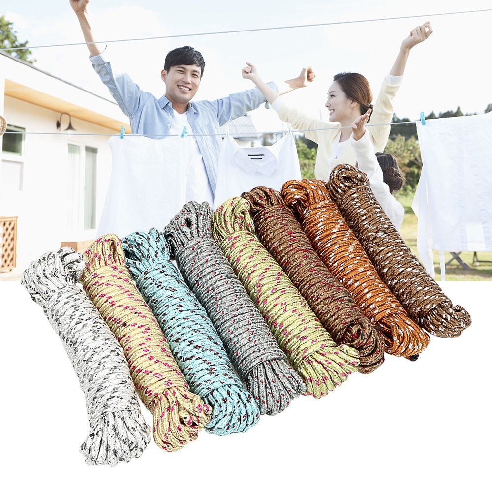 Cuộn Dây Phơi Quần Áo 10m Chống Trượt Chống Gió Đa Năng Tiện Dụng Chất Lượng Cao Màu Sắc