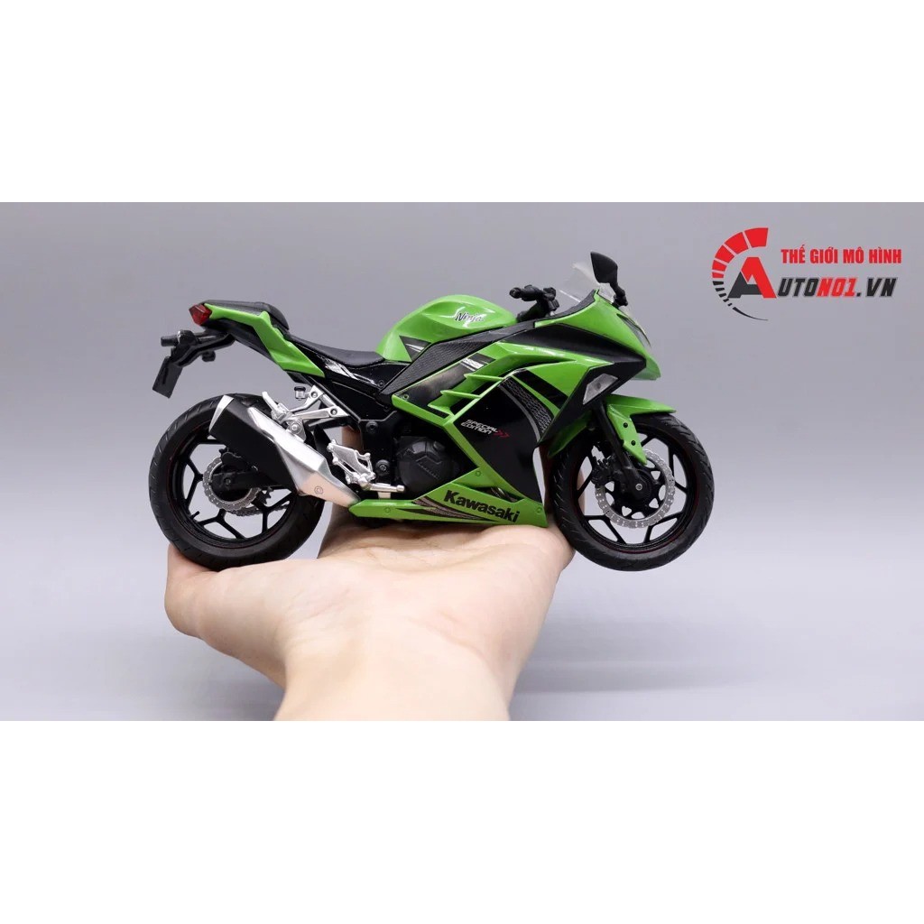 MÔ HÌNH KAWASAKI NINJA 300 GREEN 1:12 AUTOMAXX 5796