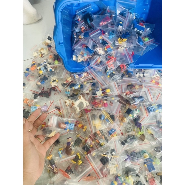 Đồ chơi nhân vật minifigure Le go chính hãng đã qua sử dụng set 5 & Set 10 con