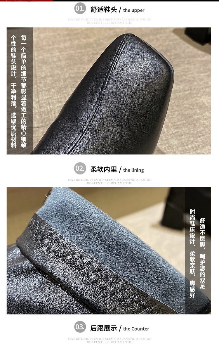 Giày bót mềm đế thấp màu trơn độ co giãn tốt thời trang sành điệu cho nữ | BigBuy360 - bigbuy360.vn