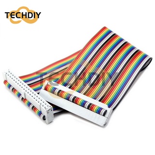 Dây cáp ruy băng cầu vồng 20cm 40 pin 40pin gpio cho raspberry pi model b plus