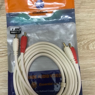 Dây tín hiệu choseal 2ra 2 đầu av cao cấp 1,8m