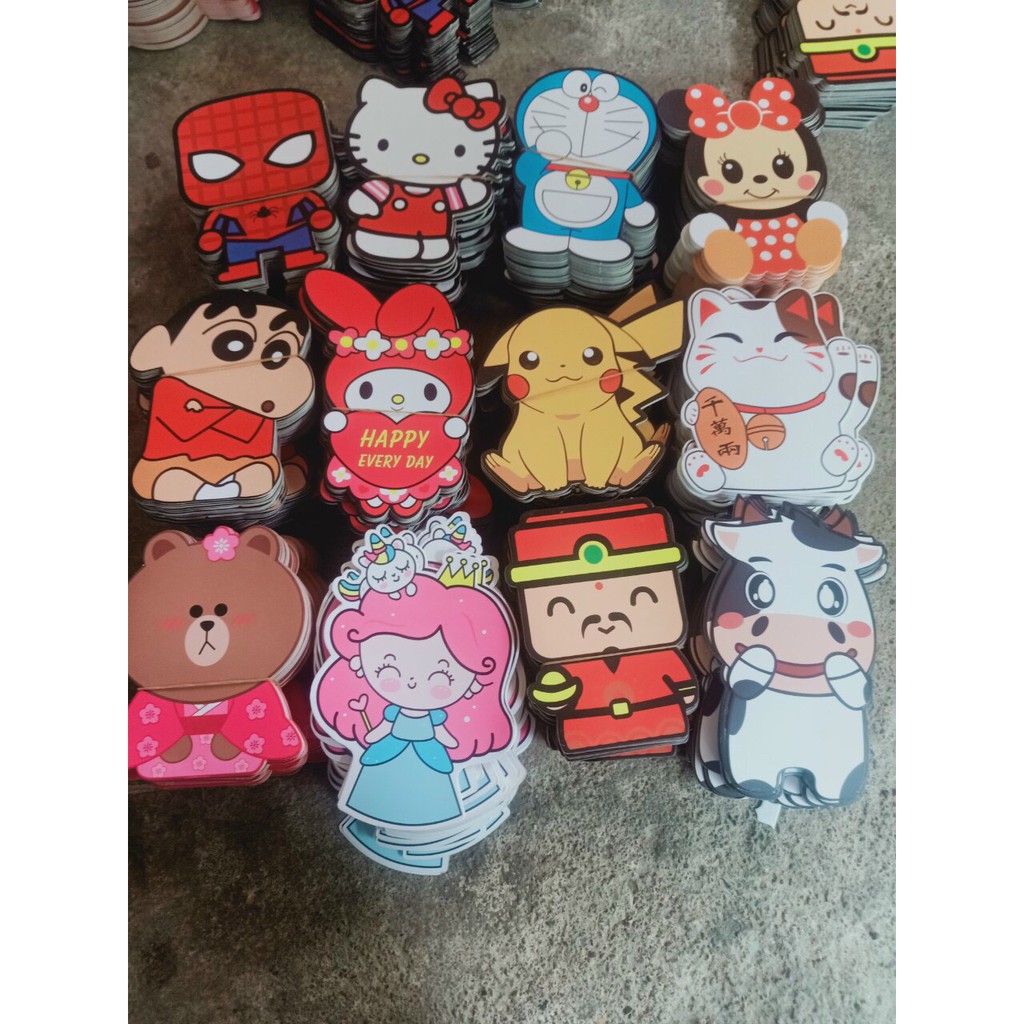 combo 500 lì xì tết hình trâu vàng 2021 - phong bao lixi tết dễ thương