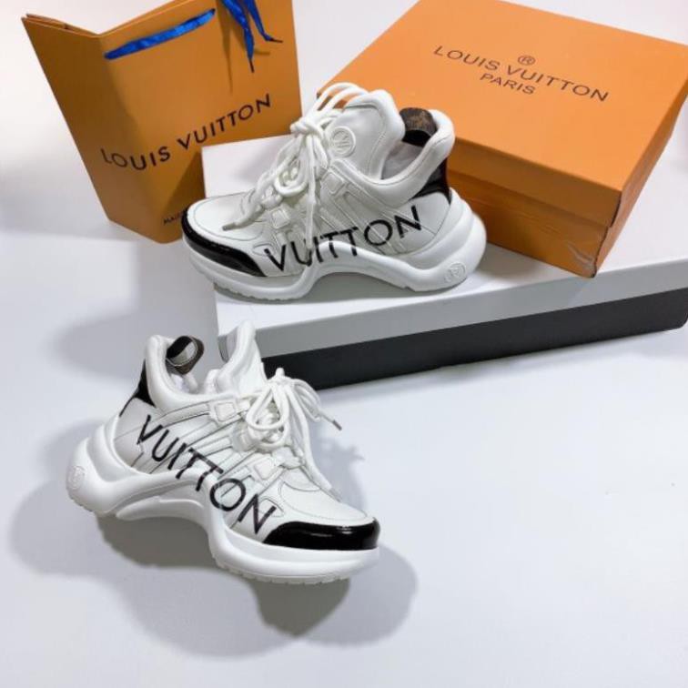 H(ẢNH THẬT) Giày Thể Thao Nữ Đế 5p Dây Buộc DaMềm Êm Fullbox Bill Túi Cao Cấp