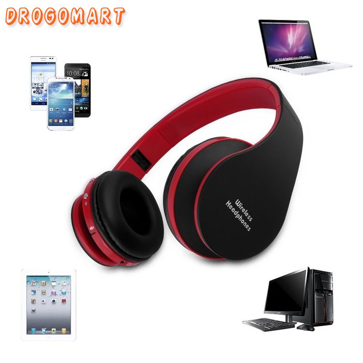 ( FREESHIP 99K ) Tai nghe chụp tai bluetooth gấp gọn NX-8252 Âm thanh sống động siêu bass Bảo hành chình hãng 1 đổi 1