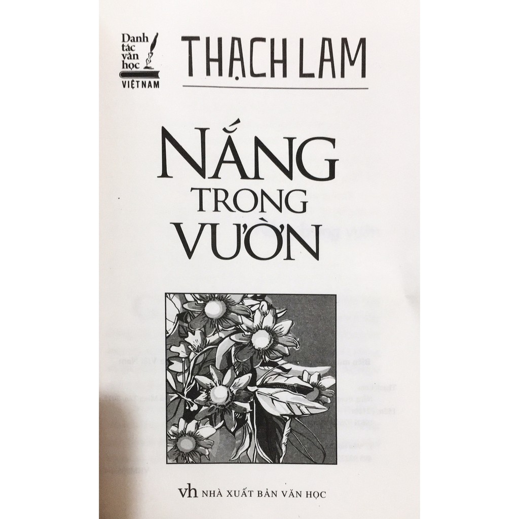 Sách - Danh Tác Văn Học Việt Nam - Nắng Trong Vườn