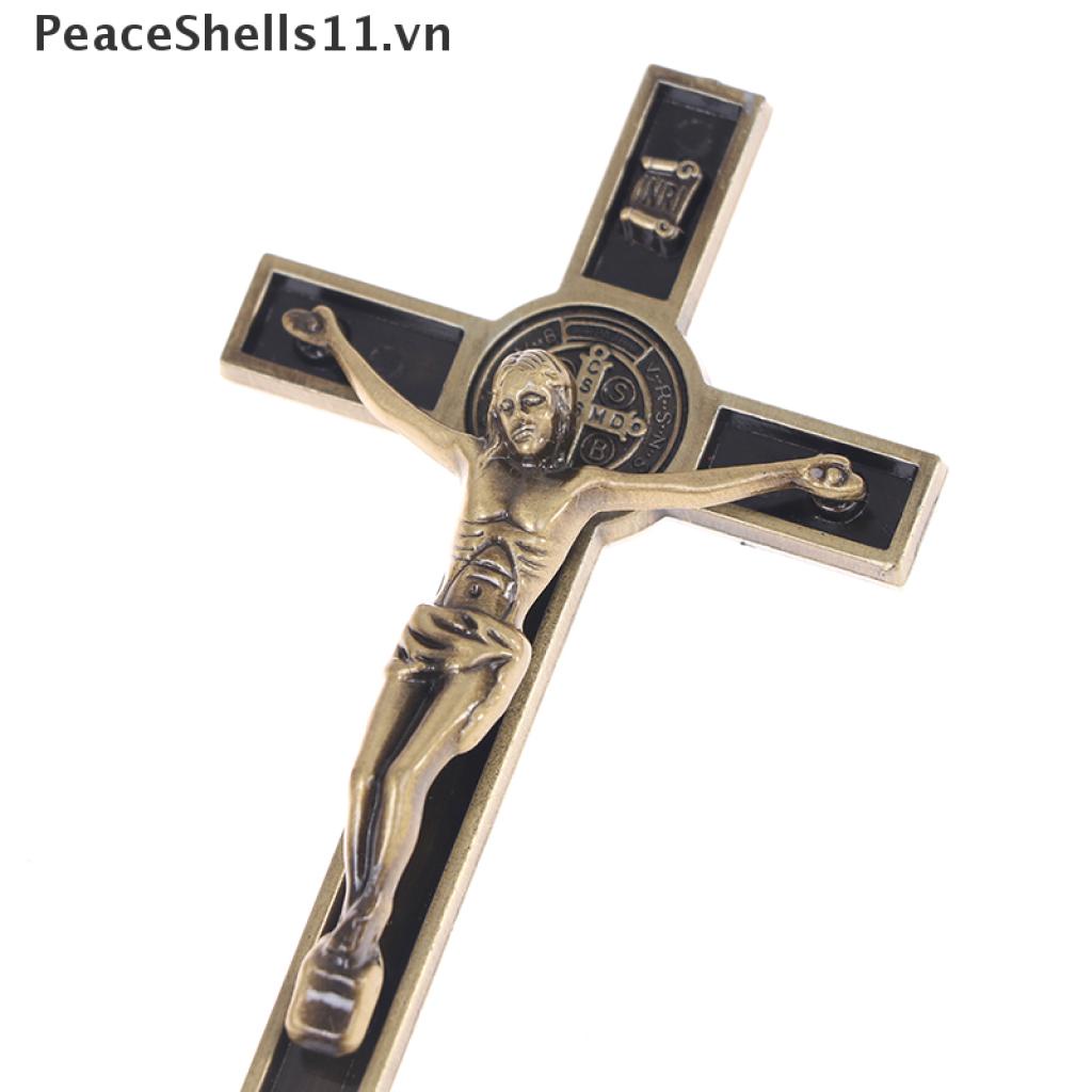 1 Cây Thánh Giá / Chúa Jesus Trang Trí Nhà Thờ PeaceShells11