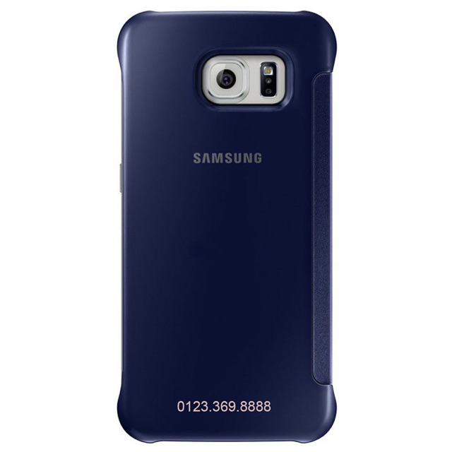 Ốp lưng Clear Sview Cover dùng cho Samsung S6 (Xanh dương) | BigBuy360 - bigbuy360.vn