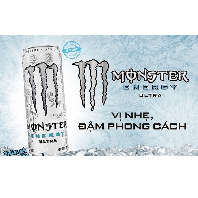 Nước Tăng Lực Monster Energy Ultra lon 355ml