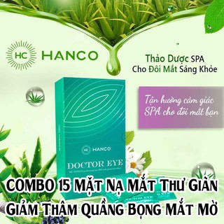 Kèm quà tặng - combo 15 cặp tặng 1 cặp mặt nạ mắt thư giãn doctor eye