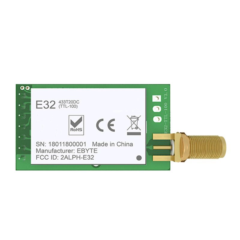 LORA SX1278 433MHz RF Module Transmitter Receiver E32-433T20DC UART Long Range 433 MHz 1W Wireless Rf