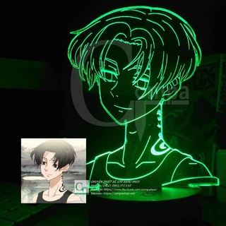 [ẢNH SHOP TỰ CHỤP] Đèn Ngủ ANIME LED 3D Tokyo Revengers Manjiro Sano Mikey Type 07 ATKR0107 16 màu tùy chỉnh