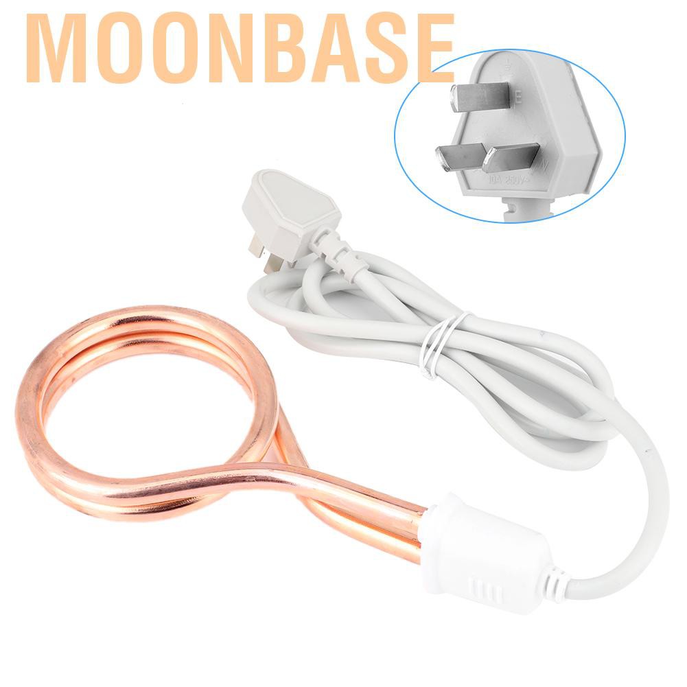 Moonbase 3000W High Power Immersion Heater Bucket Electric Water Heating Rod for Bathing AU Plug 220V