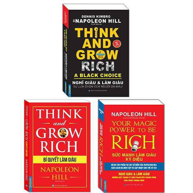 Sách - Combo Sức mạnh làm giàu kỳ diệu + Sự lựa chọn của người da màu + Bí Quyết Làm Giàu