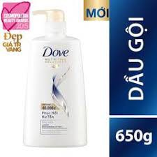 Bộ sản phẩm Dove Phục Hồi Hư Tổn dầu gội 650g + kem xả 620g