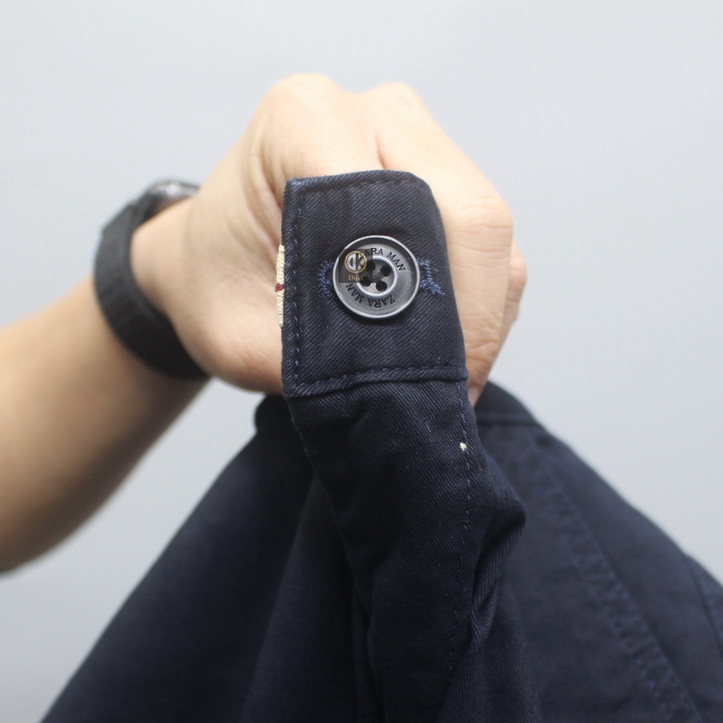 Quần Kaki Nam Màu Đen xì KC-13, Quần kaki túi chéo dáng ôm đứng, chất vải co giãn thoáng mát - DOKI