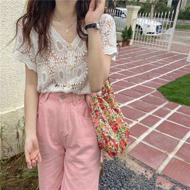 ÁO NỈ HOA NỔI