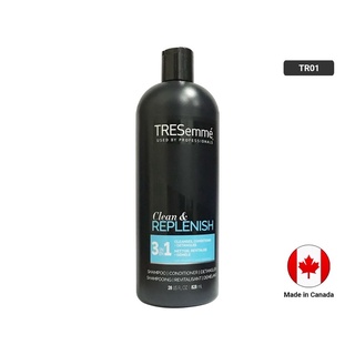 Dầu gội & xả TREsemme 3 in 1 Clean & Replenish - Mỹ - 828ml