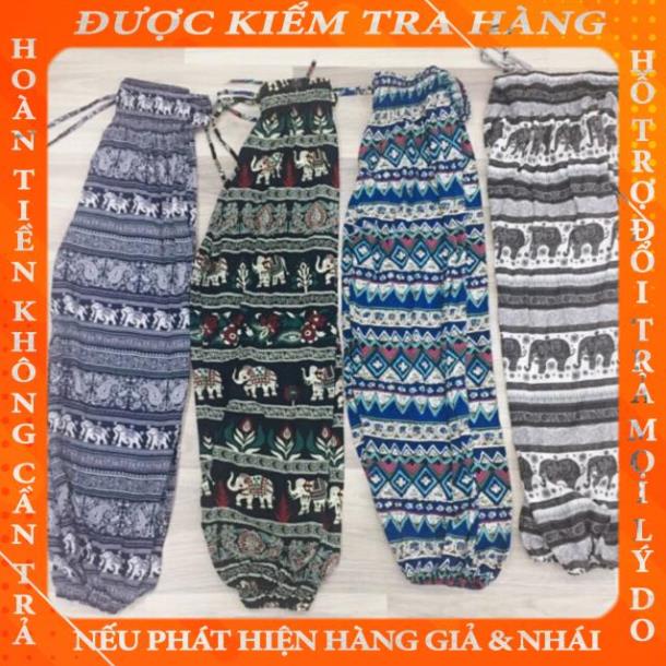 Quần lanh thổ cẩm dài alibaba loại đẹp (hình thật 100%, 20 mẫu) fdinh