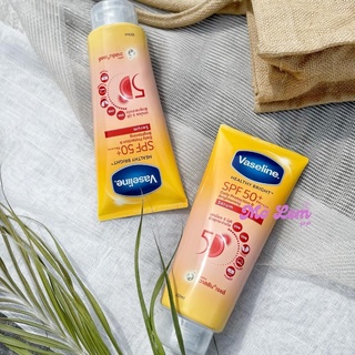  Serum kem chống nắng cơ thể Vaseline 50x bảo vệ da với SPF 50+ PA++++ giúp da sáng hơn gấp 2X 300ml | Molem.bodycare 