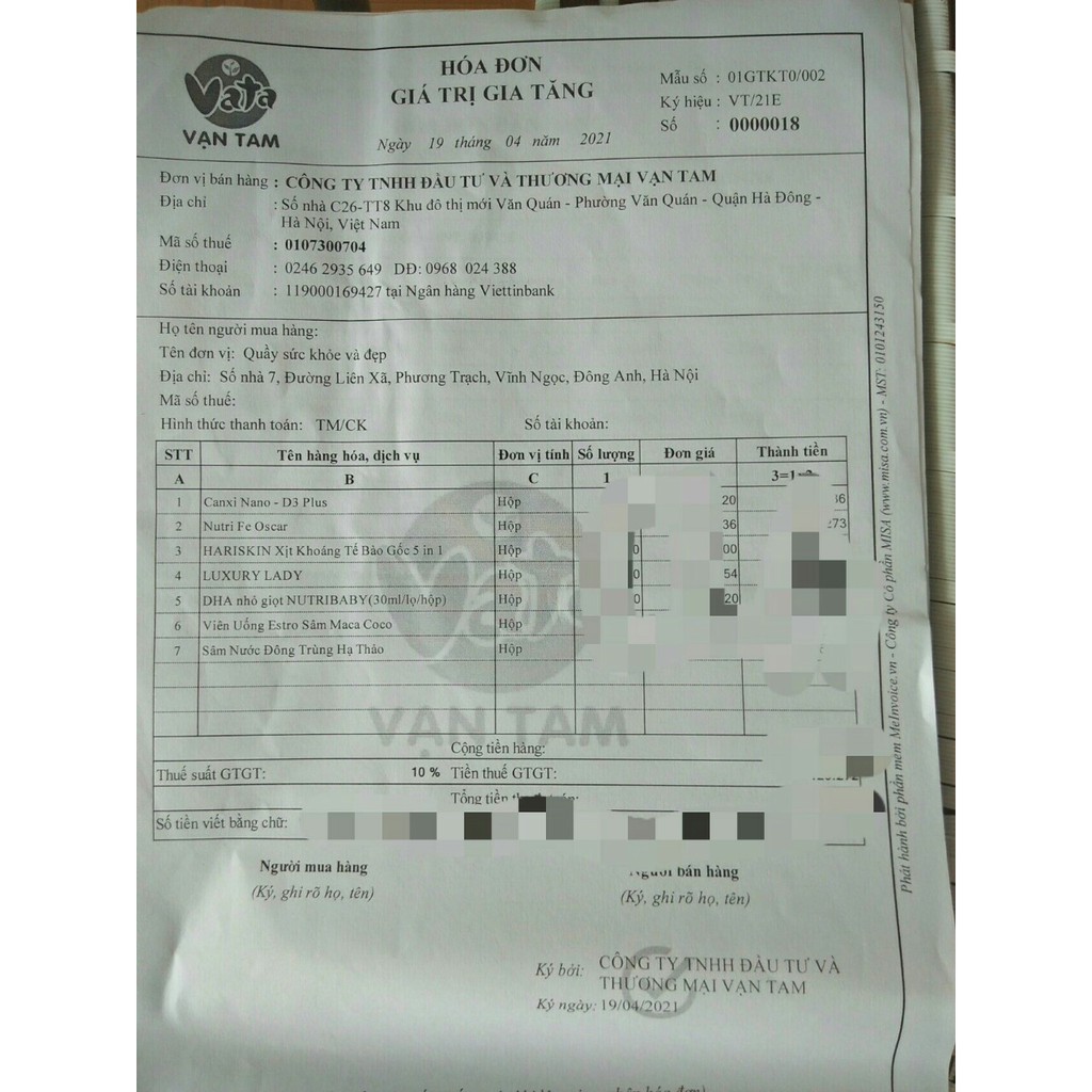 Sắt nước NUTRIFE OSCAR | Thế Giới Skin Care