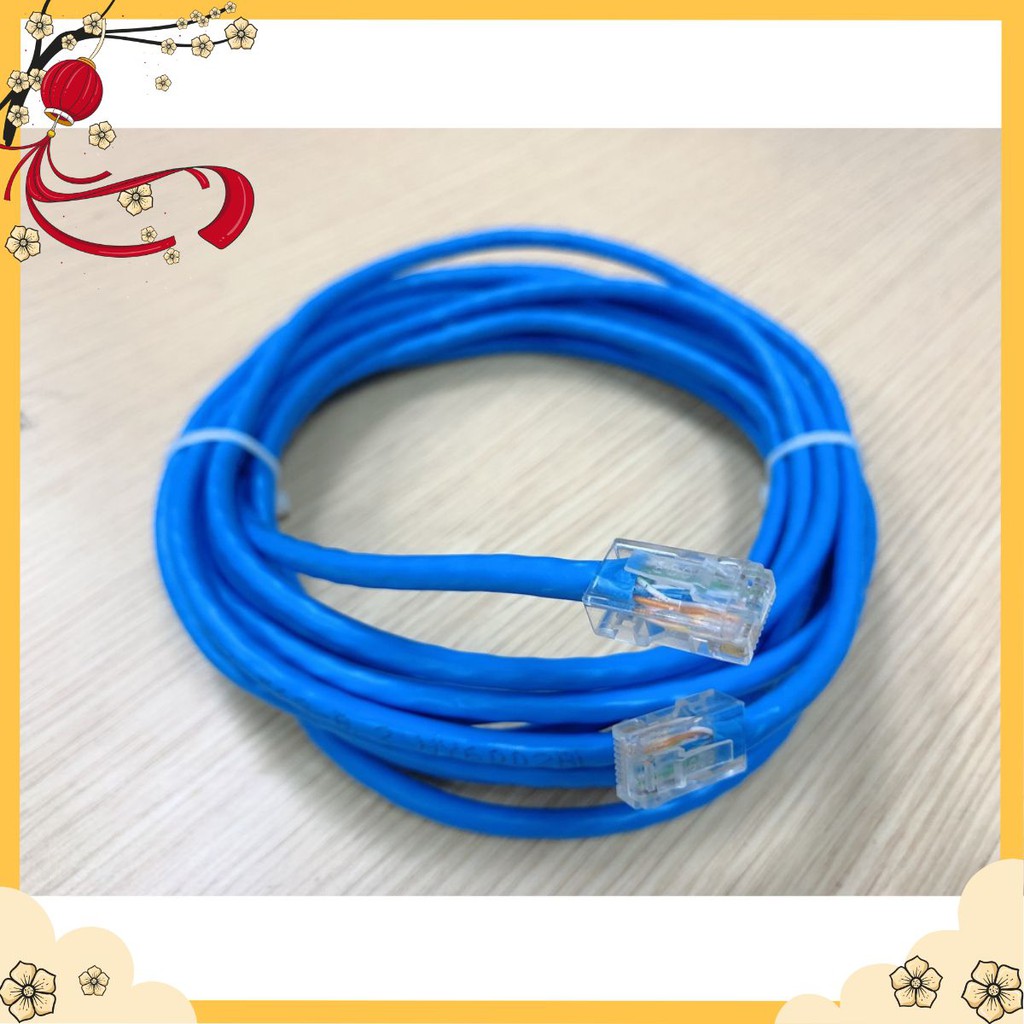 [XẢ TẾT] DÂY MẠNG CAT6E Bấm Sẵn 2 đầu 1m 3m 5m 10m 15m 20m 25m 30m 35m 50m - Dây Cáp mạng lan chính hãng