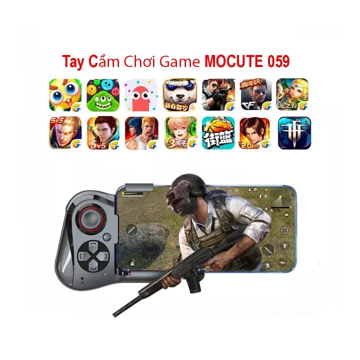 MOCUTE 059 | Tay Cầm Chơi Game Bluetooth Hỗ Trợ Chơi fifa, free fire, ROS,Liên ...