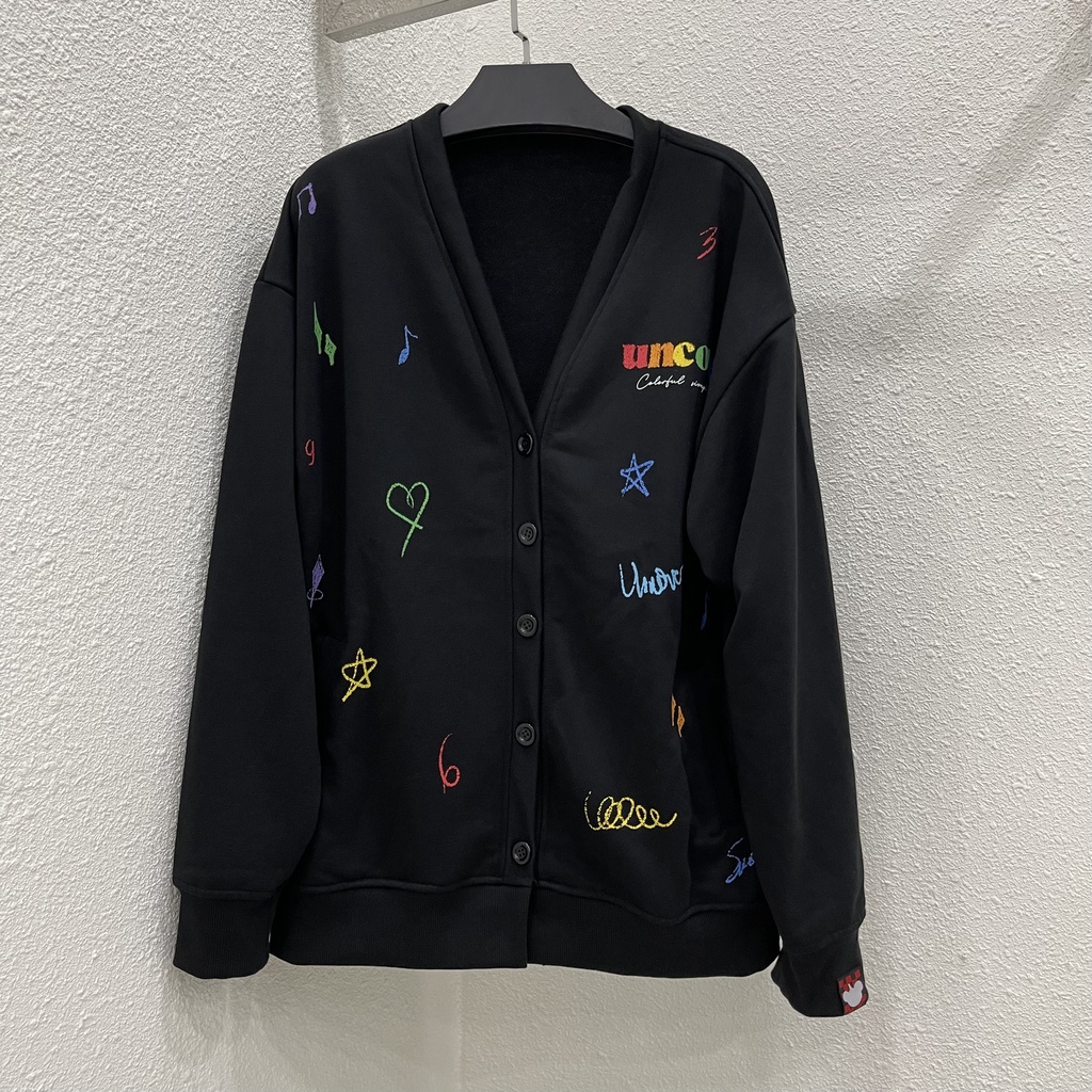 Áo khoác Cardigan áo Jacket uncover crayon cardigan bút sáp dành cho nam nữ 2cao cấp | BigBuy360 - bigbuy360.vn