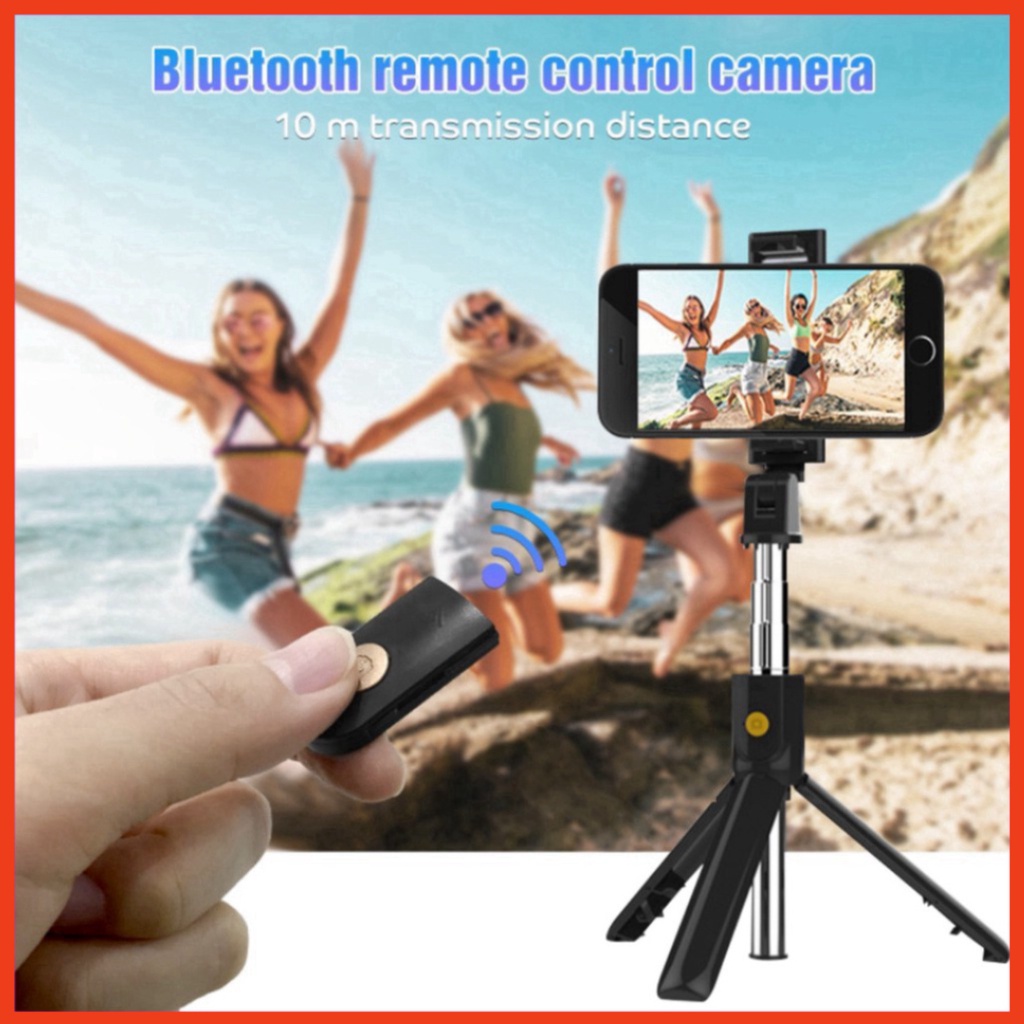 Gậy Chụp Ảnh selfie K07 Kết Nối bluetooth Không Dây Dành Cho Điện Thoại