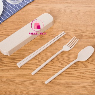 Bộ thìa đũa lúa mạch cao cấp