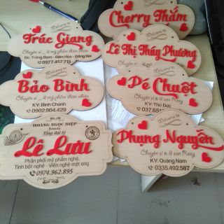 BẢNG GỖ DECOR TÊN SHOP, ĐẠO CỤ CHỤP ẢNH BÁN HÀNG ONLINE, TRANG TRÍ SHOP, THIẾT KẾ THEO YÊU CẦU