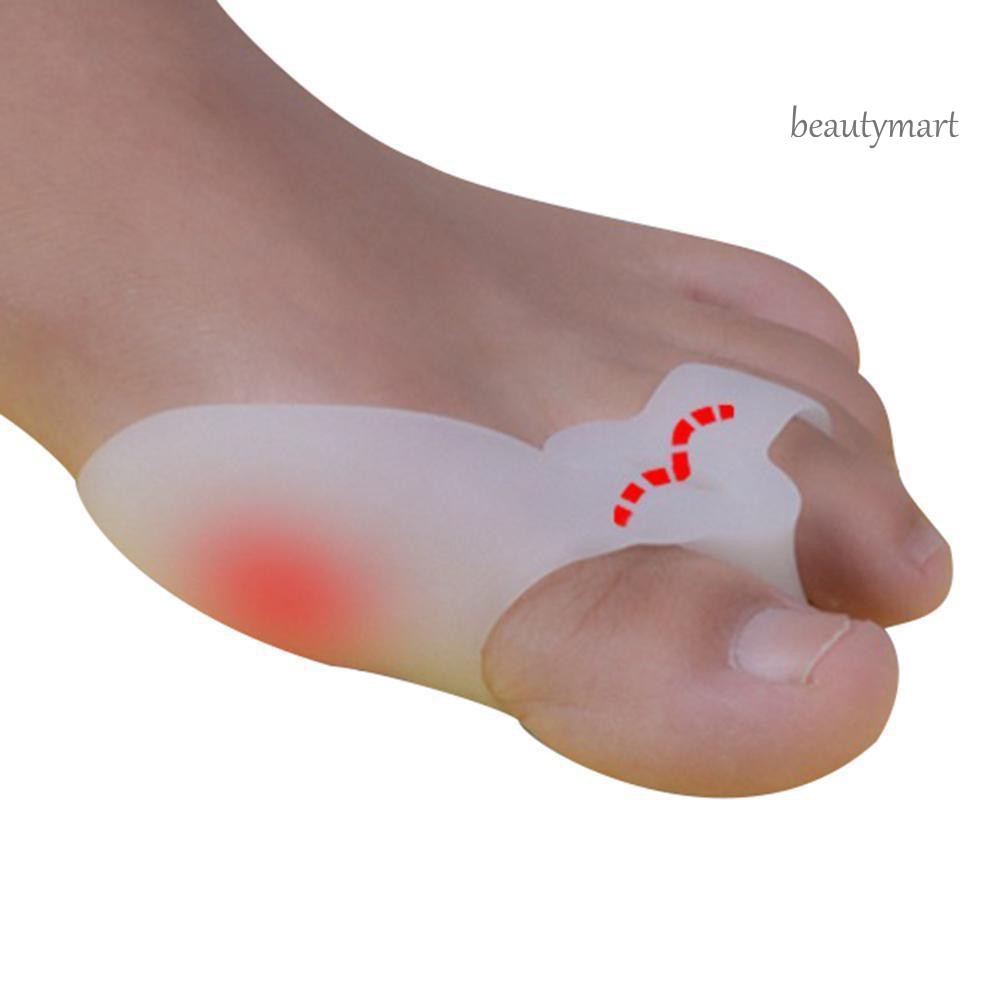 [Hàng mới về] Bộ 2 miếng silicone bọc chỉnh thẳng ngón chân giảm đau tiện dụng