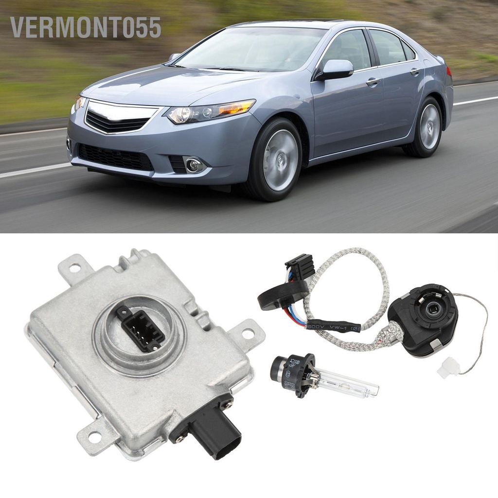 Vermont055 Ballast đèn pha Xenon HID với bộ đánh lửa D2S Bóng chống nước IP68 W3T19371 Thay thế cho Acura TSX MDX RDX ILX TL TLS