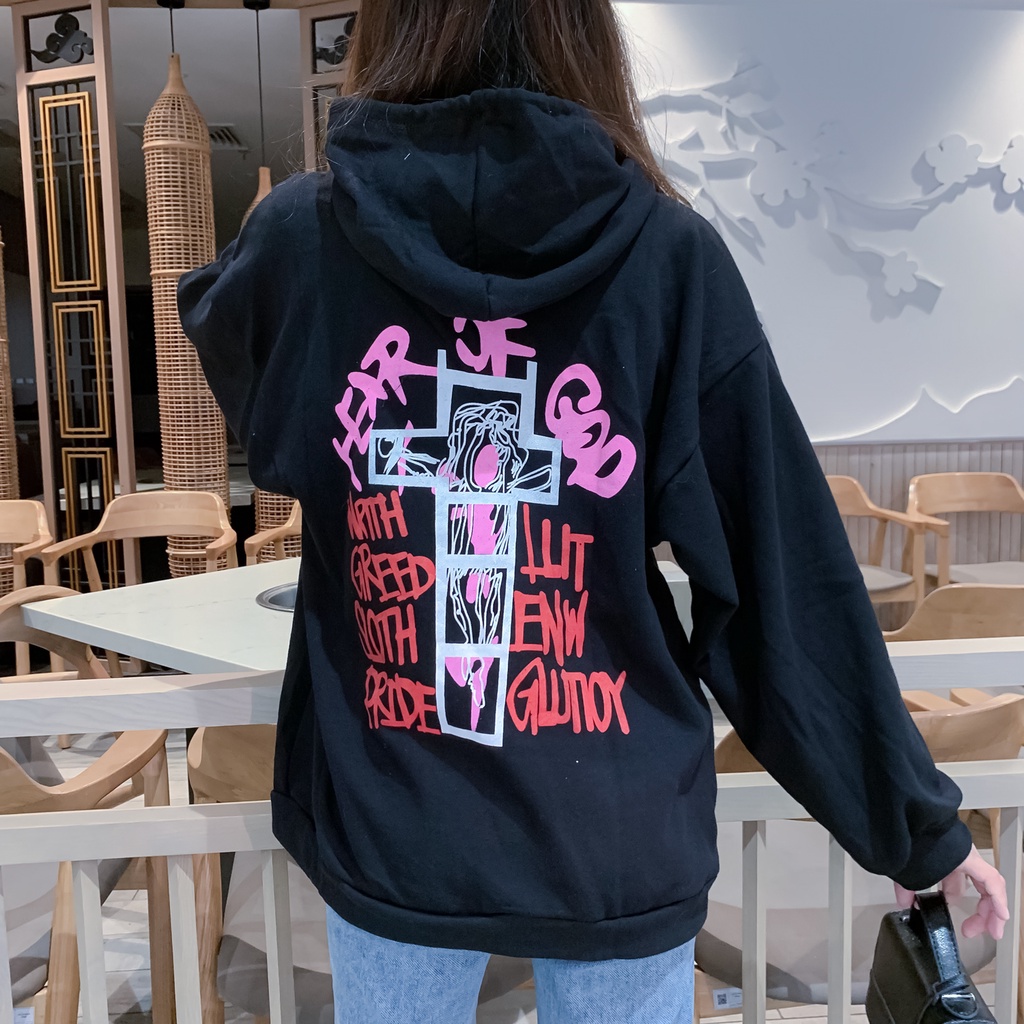 Áo Hoodie Nỉ Có Lót Lông Form Rộng Tay Phồng | BigBuy360 - bigbuy360.vn