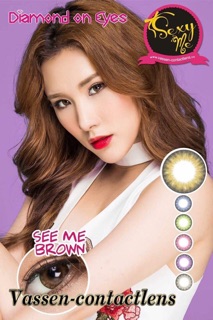 <LENS VASSEN> LENS Có độ & 0 độ size 14.2 - 15mm