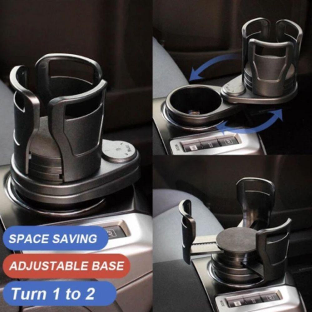 Giá Đỡ Đồ Uống 2 Trong 1 Tiết Kiệm Không Gian Chống Sốc Đa Năng Cho Xe Hơi