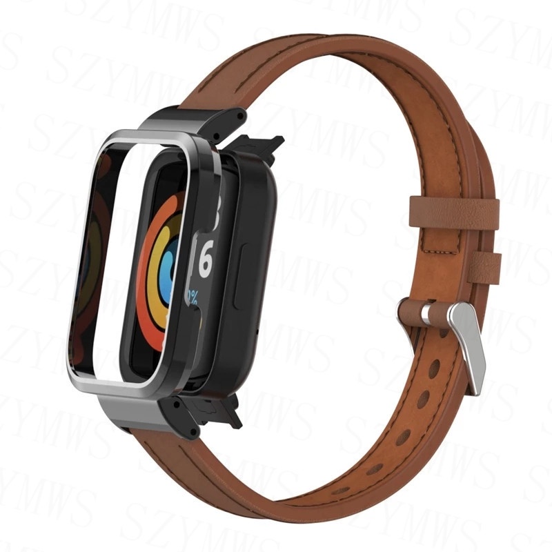 Dây Đeo Bằng Da Thay Thế Cho Đồng Hồ Thông Minh Xiaomi Mi Watch Lite / POCO 3 / 3 Active / 2 Lite