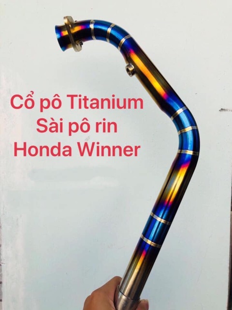 cổ pô  titannium gắn cho  winner sonic