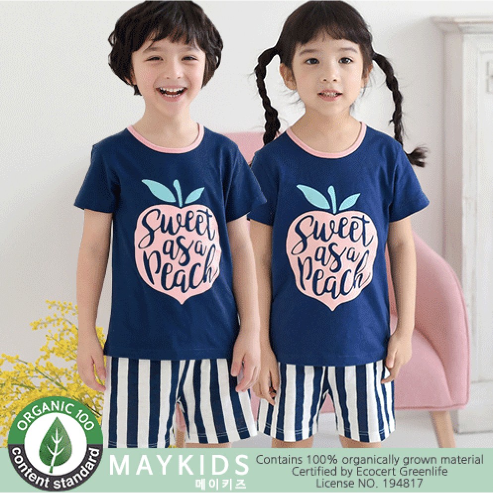 BỘ QUẦN ÁO NGẮN TAY CHÍNH HÃNG MAYKIDS HÀN QUỐC DÀNH CHO BÉ
