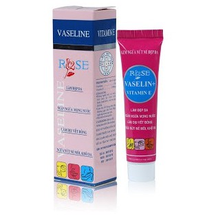 VASELINE ROSE – Phòng ngừa nứt, nẻ, khô môi, làm dịu vết bỏng nhỏ nhẹ thường gặp