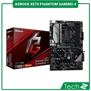 Mainboard ASROCK X570 Phantom Gaming 4 (AMD X570, Socket AM4, ATX, 4 khe RAM DDR4)