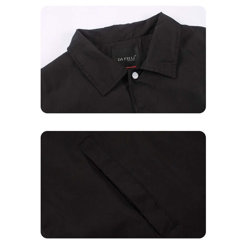 Áo Khoác Gió Lót Nỉ Đen Trơn | Basic Coach Jacket | 3T Streetwear