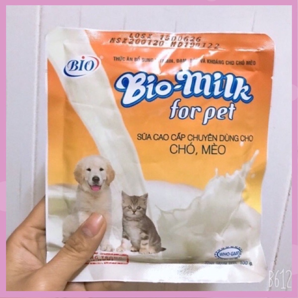 Sữa bột Bio Milk For Pet cho chó mèo con sơ sinh