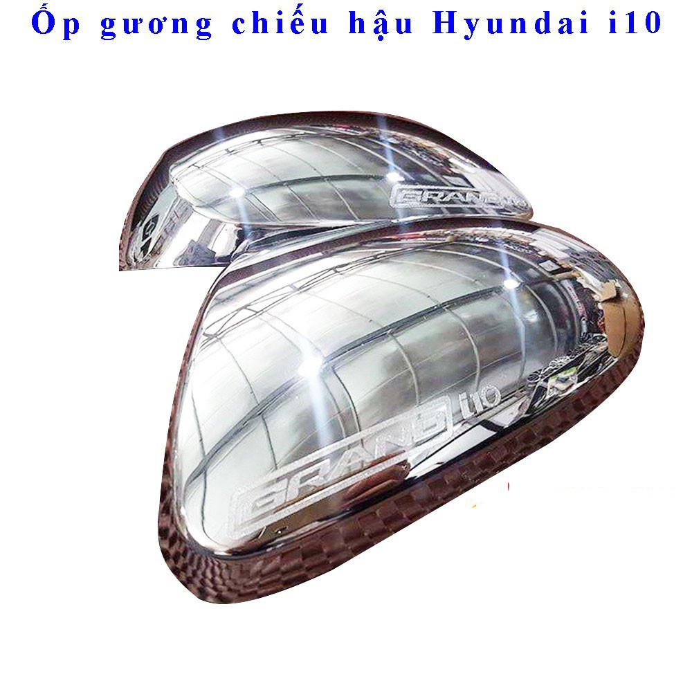 Ốp tráng gương mạ crom Grand I10 bộ 2 chiếc