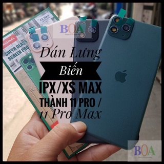 Miếng Dán Lưng Biến IP X/Xs Max Thành 11 / 11 Pro Max