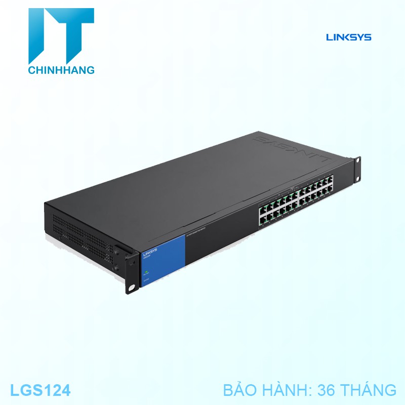 Bộ Chia Mạng Linksys LGS124 24 Cổng Hàng Chính Hãng