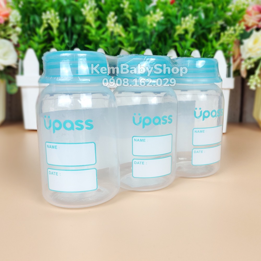 [Chính Hãng] - Bình trữ sữa Upass Thái Lan 125ml - bình đựng sữa mẹ Upass UP0101W