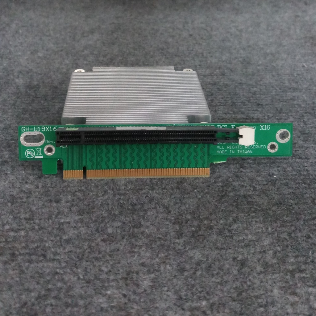 Card PCi Chuyển Đổi PCi 16x Nằm Ngang Để Gắn Card Đồ Họa Cho Server 1U và 2U